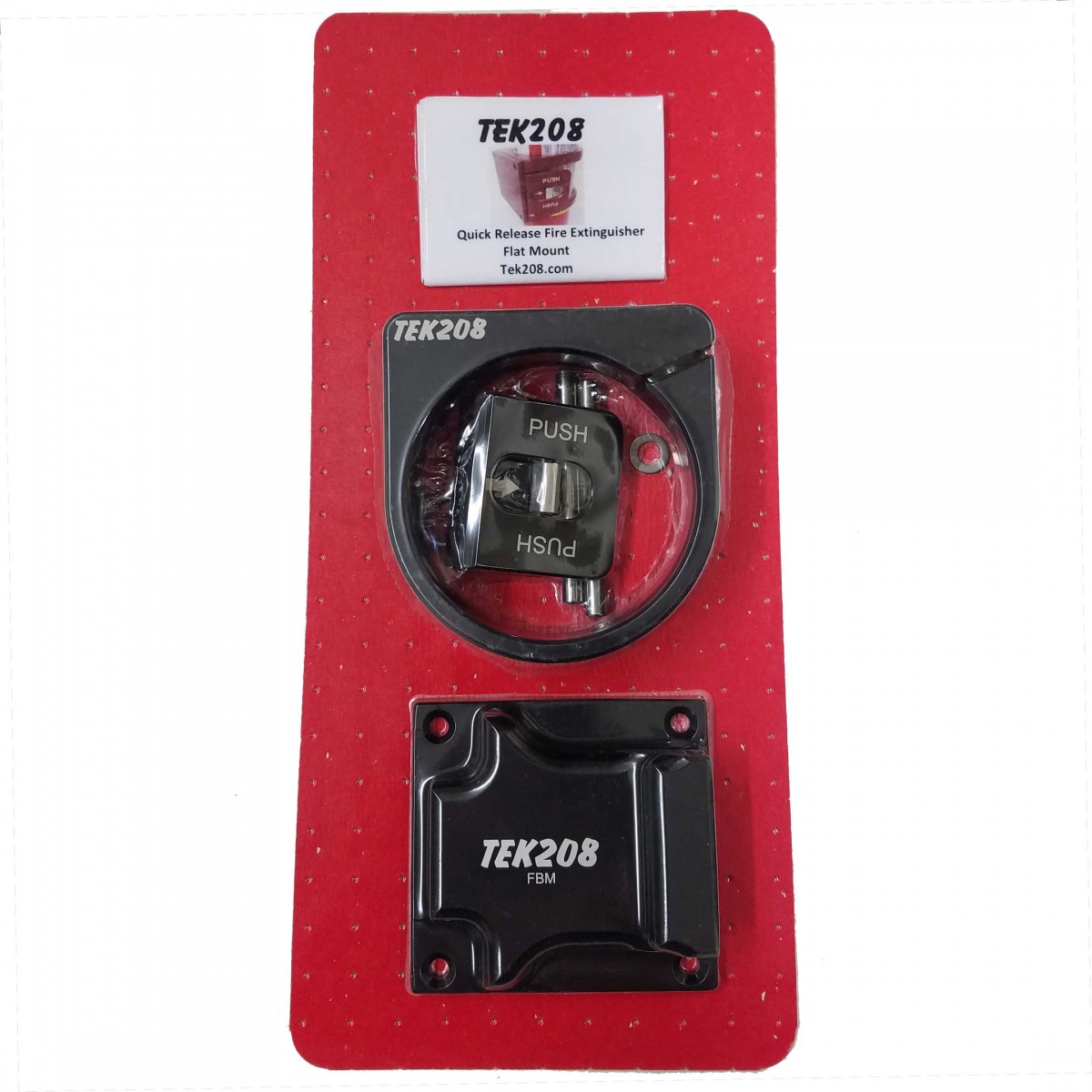 TEK208 Flat Fire Extinguisher Mount