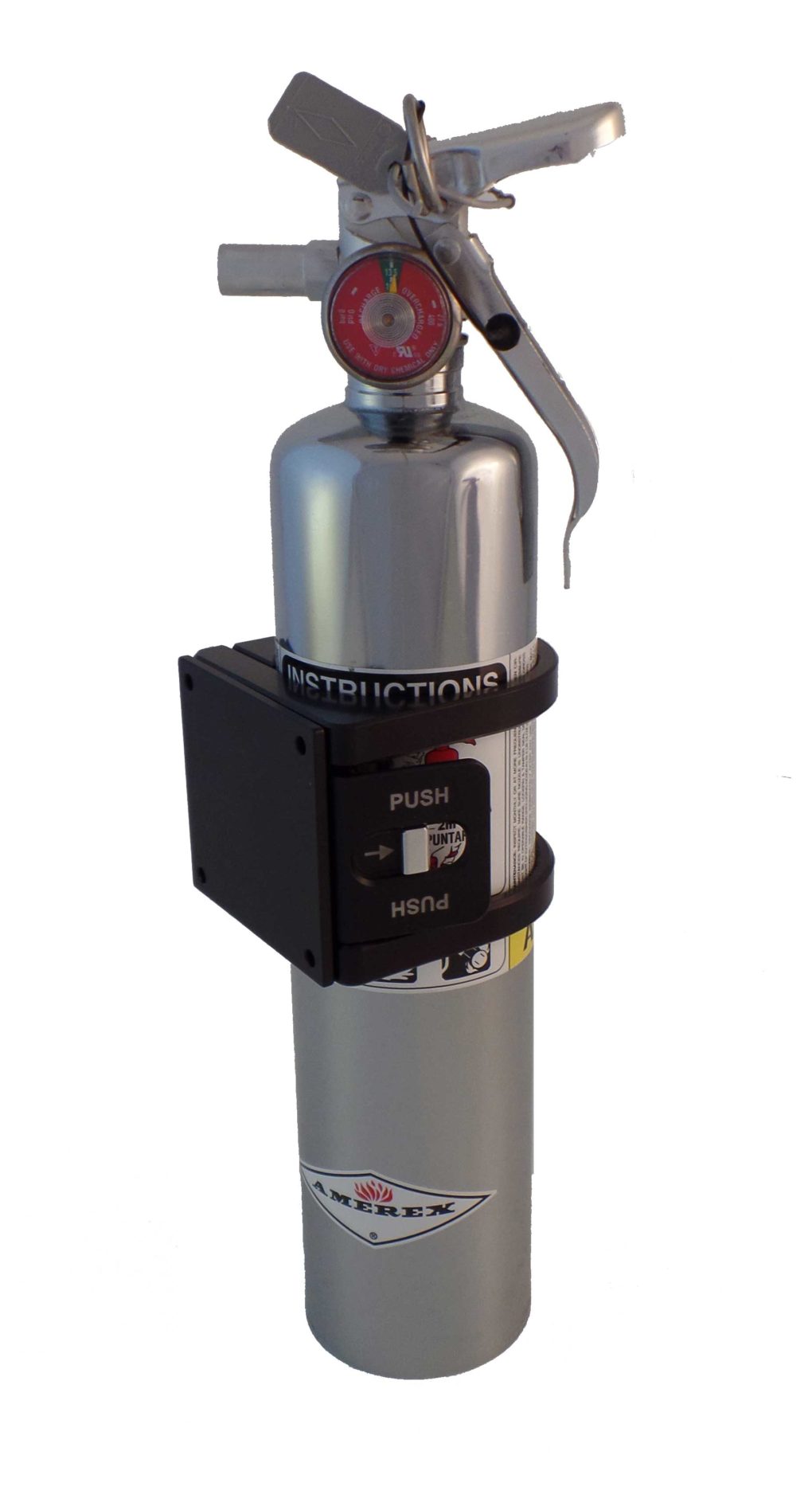 Quick Release Fire Extinguisher Flat Base Mount TEK208