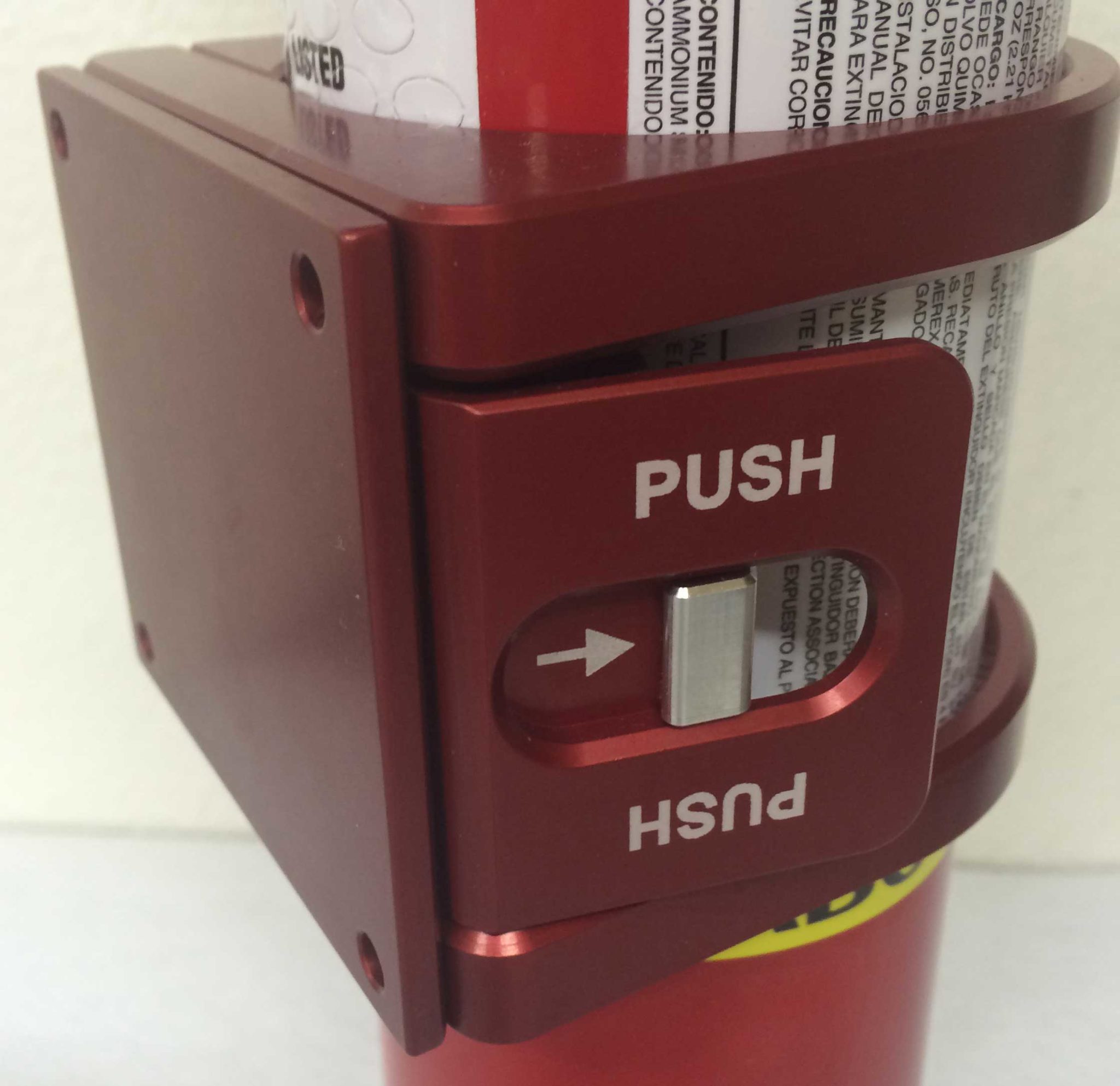 Quick Release Fire Extinguisher Flat Base Mount TEK208